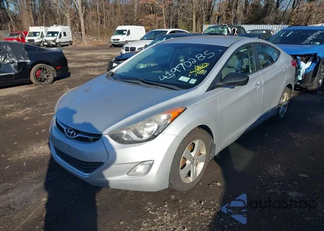 2012 Hyundai Elantra Gls (Ulsan Plant) из США, поврежденный, VIN KMHDH4AE7CU363268